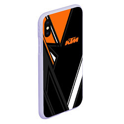 Чехол iPhone XS Max матовый KTM КТМ, цвет: 3D-светло-сиреневый — фото 2