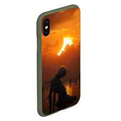 Чехол iPhone XS Max матовый BERSERK БЕРСЕРК, цвет: 3D-темно-зеленый — фото 2