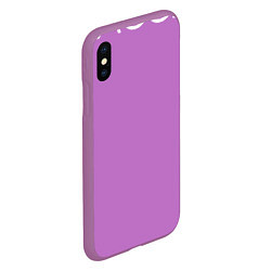 Чехол iPhone XS Max матовый Noize MC, цвет: 3D-фиолетовый — фото 2