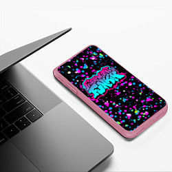 Чехол iPhone XS Max матовый FRIDAY NIGHT FUNKIN NEON, цвет: 3D-малиновый — фото 2