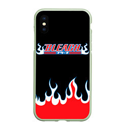 Чехол iPhone XS Max матовый BLEACH FLAME БЛИЧ ПЛАМЯ