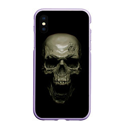 Чехол iPhone XS Max матовый SKULL