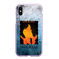 Чехол iPhone XS Max матовый DARK SOULS СТОРОНА ДУШИ, цвет: 3D-сиреневый