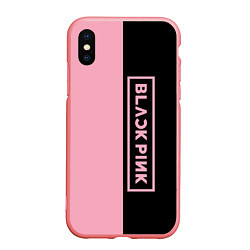 Чехол iPhone XS Max матовый BLACKPINK, цвет: 3D-баблгам