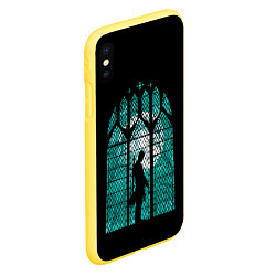 Чехол iPhone XS Max матовый Shadow of Dante, цвет: 3D-желтый — фото 2