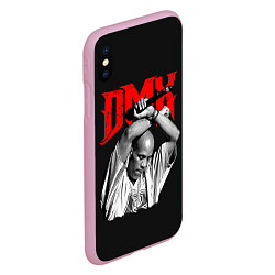 Чехол iPhone XS Max матовый Legend DMX, цвет: 3D-розовый — фото 2