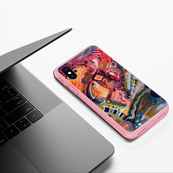 Чехол iPhone XS Max матовый HAPPY END, цвет: 3D-баблгам — фото 2