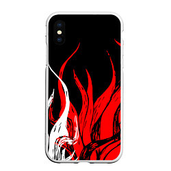 Чехол iPhone XS Max матовый Incinerator, цвет: 3D-белый