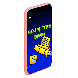 Чехол iPhone XS Max матовый GEOMETRY DASH ГЕОМЕТРИ ДАШ, цвет: 3D-баблгам — фото 2