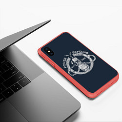 Чехол iPhone XS Max матовый Сгибальщик 3000, цвет: 3D-красный — фото 2