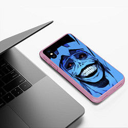 Чехол iPhone XS Max матовый ПОДНЯТИЕ УРОВНЯ В ОДИНОЧКУ, цвет: 3D-розовый — фото 2