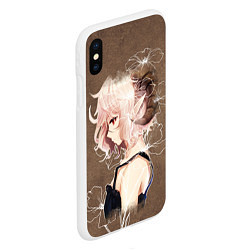 Чехол iPhone XS Max матовый Chica demonio Ангелы и демоны, цвет: 3D-белый — фото 2