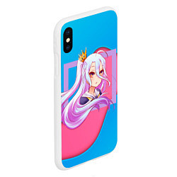 Чехол iPhone XS Max матовый Sweet Shiro, цвет: 3D-белый — фото 2