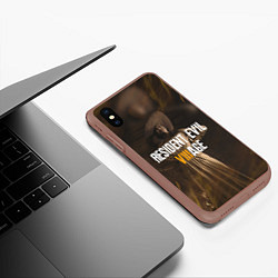 Чехол iPhone XS Max матовый RESIDENT EVIL VILLAGE ЛЕДИ ДИМИТРЕСКУ Z, цвет: 3D-коричневый — фото 2