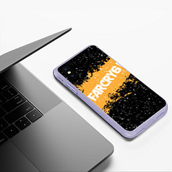 Чехол iPhone XS Max матовый Far Cry 6, цвет: 3D-светло-сиреневый — фото 2