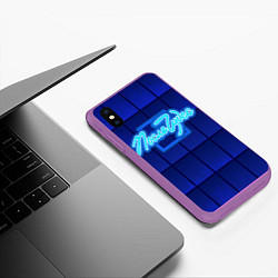 Чехол iPhone XS Max матовый После чудес, цвет: 3D-фиолетовый — фото 2