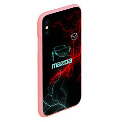 Чехол iPhone XS Max матовый Mazda, цвет: 3D-баблгам — фото 2