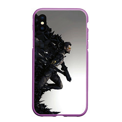 Чехол iPhone XS Max матовый Jensen Revolution, цвет: 3D-фиолетовый