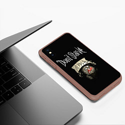 Чехол iPhone XS Max матовый Angry Webber, цвет: 3D-коричневый — фото 2