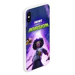 Чехол iPhone XS Max матовый FORTNITE 7 СЕЗОН 2 ЧАСТЬ, цвет: 3D-белый — фото 2