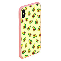 Чехол iPhone XS Max матовый Авокадо Avocado, цвет: 3D-баблгам — фото 2