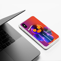 Чехол iPhone XS Max матовый Whitty игра Friday Night Funki, цвет: 3D-белый — фото 2