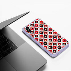Чехол iPhone XS Max матовый Карточный Катала, цвет: 3D-светло-сиреневый — фото 2