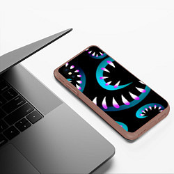 Чехол iPhone XS Max матовый Ростки с шипами, цвет: 3D-коричневый — фото 2