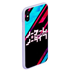 Чехол iPhone XS Max матовый NO GAME NO LIFE LOGO, цвет: 3D-светло-сиреневый — фото 2