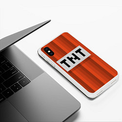 Чехол iPhone XS Max матовый TNT, цвет: 3D-белый — фото 2