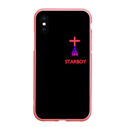Чехол iPhone XS Max матовый STARBOY - The Weeknd, цвет: 3D-баблгам