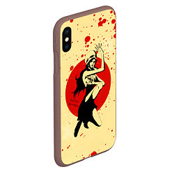 Чехол iPhone XS Max матовый Нико Робин One Piece, цвет: 3D-коричневый — фото 2