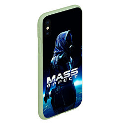 Чехол iPhone XS Max матовый MASS EFFECT ТАЛИ ЗОРА, цвет: 3D-салатовый — фото 2