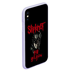 Чехол iPhone XS Max матовый SID WILSON SLIPKNOT СЛИПКНОТ Z, цвет: 3D-светло-сиреневый — фото 2