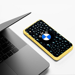 Чехол iPhone XS Max матовый BMW Collection Storm, цвет: 3D-желтый — фото 2