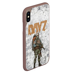 Чехол iPhone XS Max матовый DAYZ ДЕЙЗИ Z, цвет: 3D-коричневый — фото 2