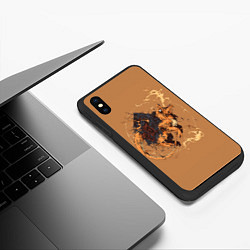Чехол iPhone XS Max матовый Дом Чермандера, цвет: 3D-черный — фото 2