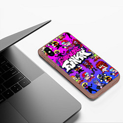 Чехол iPhone XS Max матовый FRIDAY NIGHT FUNKIN ГЕРОИ, цвет: 3D-коричневый — фото 2