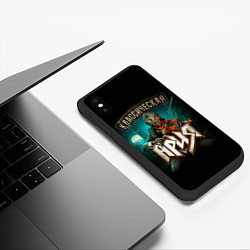 Чехол iPhone XS Max матовый КЛАССИЧЕСКАЯ АРИЯ, цвет: 3D-черный — фото 2