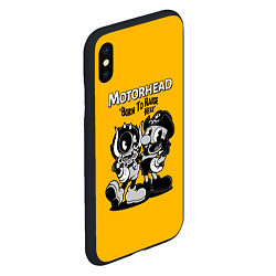 Чехол iPhone XS Max матовый Motorhead x Cuphead, цвет: 3D-черный — фото 2