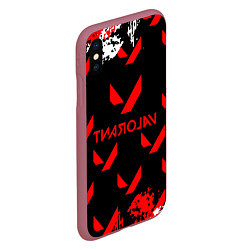 Чехол iPhone XS Max матовый Valorant,, цвет: 3D-малиновый — фото 2
