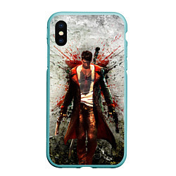 Чехол iPhone XS Max матовый Dante Definitive W, цвет: 3D-мятный