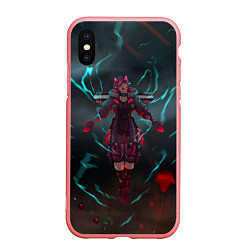 Чехол iPhone XS Max матовый The Eye of the Storm, цвет: 3D-баблгам