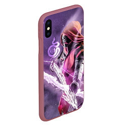 Чехол iPhone XS Max матовый DESTINY 2 HUNTER LOGO, цвет: 3D-малиновый — фото 2