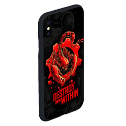 Чехол iPhone XS Max матовый Gears of War: Gears 5, цвет: 3D-черный — фото 2