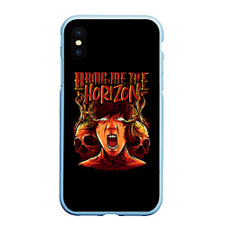 Чехол iPhone XS Max матовый BMTH BRING ME THE HORIZON