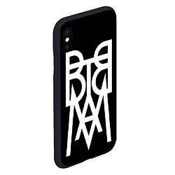 Чехол iPhone XS Max матовый BTBAM - Between the Buried and Me, цвет: 3D-черный — фото 2