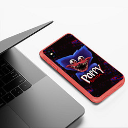Чехол iPhone XS Max матовый Хагги Вагги, цвет: 3D-красный — фото 2