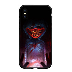 Чехол iPhone XS Max матовый Poppy Playtime: Monster, цвет: 3D-черный