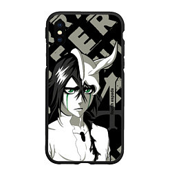 Чехол iPhone XS Max матовый Улькиорра Ulquiorra Bleach, цвет: 3D-черный